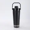Copo Isolado a Vácuo de Aço Inoxidável 304 para Uso Transfronteiriço, Copo Misturador Portátil Grande Capacidade para Fitness, Copo de Água Esportivo Portátil para Exterior