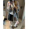 Falda Corta de Encaje Elástico de Cintura Alta en Forma de Capullo Línea A con Cordones, Lazo Favorito de la Blogger Mochie, Reductor de Edad MQ2018