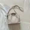 Bolsa Cubo Tejida a Mano con Patrón Nuevo Estilo Verano Shuai Mijia, Bolso Cruzado de Nicho Estilo Francés para Mujer