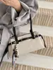 Colección de otoño 2026 transfronteriza: bolso de hombro retro, de alta calidad, con textura, diseño simple de bloques de color, bolso de mano/bolso de axila casual y versátil