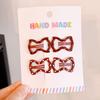 Presilha de Cabelo com Gota de Óleo Estrela de Cinco Pontas Dopamina para Meninas Crianças Bebê Presilha Lateral para Franja Cabelo Quebrado B B Chuck