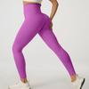 Selección estricta de pantalones de yoga de otoño e invierno de color melocotón, pantalones deportivos para montar a caballo, traje de yoga de secado rápido, pantalones de fitness ajustados de cintura alta.