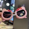 Gafas de Sol Polarizadas de Dibujos Animados Enojados para Niños, Gafas Festivas de Osito, Gafas de Sol para Bebé, Oso Violento de Silicona para Niños