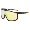 Óculos de Sol Esportivos à Prova de Vento com Armação Grande Retro Preto para Ciclismo Outdoor Caminhada Escalada Esqui Proteção Ocular Proteção UV