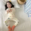 Traje de Otoño e Invierno Grueso sin Huesos con Dibujos Animados de Cerdo Feliz para Niños, Pantalones Largos, Suéter de Algodón Lija para Bebés Niños y Niñas