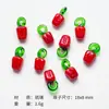 Colgante de Fruta de Vidrio Sandía Cereza Plátano Colgante Pendientes Lindos Accesorios de Joyería Material de Cuentas DIY