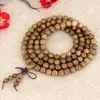Pulsera de 108 Cuentas Fabricante Madera Ala de Pollo Cuentas de Oración Joyería de Mano Unisex Regalo de Moda Pulsera de Cuentas Budistas de Madera Ala de Pollo Regalo