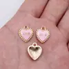 16X 13mm 1.22g aleación multicolor gota de aceite amor amor pulsera colgante aretes collar joyería DIY