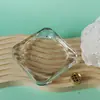 Suporte de Vela Pilar de Vidro Transparente Porta-copos Pulseira Bracelete Bandeja de Contas Exibição de Joias Armazenamento Ornamento