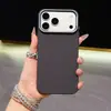 Funda magnética de fibra de carbono para teléfono para iPhone 18promax Apple 17pro Cubierta protectora con textura de Kevlar