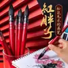 Set de pinceles de pelo de ardilla para acuarela, pincel de punta redonda para colorear y escribir, para estudiantes de arte