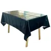 Foil de Aluminio Transfronterizo Mantel de Mesa CPP para Fiesta Rojo Rosa Láser Cumpleaños de Niña Boda Mantel Desechable Suministros para Fiesta