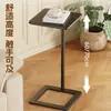 Mesa Lateral de Pie con Estante de Almacenamiento para Apartamentos de Renta, Mesa Pequeña Estrecha, Estante de Almacenamiento para Artículos de Limpieza del Baño, Mesa Pequeña Portátil para Baño