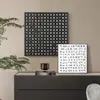 Estilo Minimalista Moderno Sala de Estar Preto e Branco Pintura Decorativa Parede de Fundo do Sofá Pintura Abstrata de Parede Pintura de Arte para Restaurante Parede de Hotel