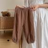 Pantalones antimosquitos para niños pantalones bombachos delgados estilo coreano pantalones largos de gasa de algodón de verano para niños pantalones de pijama para niñas de niños
