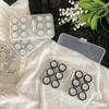 Estuche portátil sencillo para lentes de contacto con sensación de verano, estuche de cuidado personal, estuche de belleza para pupilas, paquete múltiple, AS955
