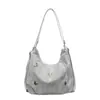 Bolso de Hombro Nuevo de Invierno, Bolso Casual de Lado Suave para Mujer, Bolso de Gran Capacidad con Estampado de Mariposas, Mochila de Moda para el Trabajo