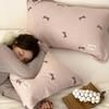 Funda de almohada de gasa clase A Algodón puro Par para el hogar Adulto Funda de almohada de algodón Absorbe el sudor y previene el aceite de la cabeza y se puede usar en todas las estaciones