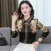 Comercio exterior primavera muy de hadas abrigo 2023 nuevo camisa de dama primavera y otoño gasa temperamento estilo extranjero moda camisa