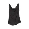 Top Elegante Estilo Francés Wanwei para Mujer 2026 Nuevo Estilo Verano Cuello Halter Ajustable Sin Mangas Espalda Descubierta Camiseta sin Mangas M0184