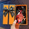 Llavero de Chica de Cabello Largo y Ondulado Creativo de Dibujos Animados Lindo Exquisito Adorno para Correa de Teléfono Colgante de Bolso Pequeño Regalo