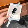 Adequado para Pulseira de Relógio Xiaomi Mi Band 11 10/9/8Nfc Pulseira de Couro com Padrão Napa Nova Moda Fivela de Pino Pulseira de Relógio