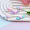 Serie de Alas de Amor de Color Transparente Resina Accesorios DIY Funda de Teléfono Parche para Zapatos de Agujero Pasador Material para Accesorios del Cabello