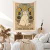 Popular Transfronteiriço Sol e Lua Gato Tarô Cartão Pano Pendurado Pano de Fundo Ins Decoração de Quarto Pano de Parede Tapeçaria de Gato Retrô