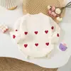 Suéter Feminino Outono Inverno 2026 Moda Coração Malha Quente Doce Menininha Pulôver de Ano Novo
