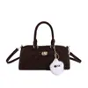 Bolsas Super Quentes Populares Deste Ano para Mulheres 2025 Inverno Nova Retro Elegante Versátil Estilo Estrangeiro Bolsa de Ombro Único Transversal