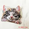 Patche Bordado de Gato de Bolso Animal Fofo Desenho Animado Estilo Japonês Gato Bordado Patch Transfronteiriço em Estoque