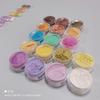 Novo material de lama de cristal DIY cor pérola pó cola gotas cor mágica pigmento sereia Ji glitter pó mica pigmento em pó