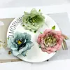 Estilo europeo nuevo estilo Tang cabezas de flor de rosa materiales para hacer tocados y coronas hechos a mano con flores artificiales arreglo de pared de flores para bodas