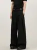 Pantalones anchos de moda estilo americano con un diseño plisado tridimensional, nueva colección 2026 para hombre, pantalones casuales de pierna recta