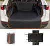 Tapete de Porta-Malas de Carro, Tapete para Pets de Carro, Tapete Anti-Sujeira e Anti-Risco para Gatos e Cachorros, Tapete Ampliado para Banco Traseiro, Tapete à Prova d'Água, Almofada de Assento para Pets