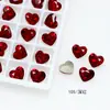 Cristal Dongzhou Geométrico Coração Gordo 6*5,3 Corações para Nail Art Strass Feito à Mão Coração de Diamante Artificial 4815 Decorações DIY para Nail Art