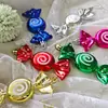 Suministros de Decoración Navideña Hielo Recubierto Pintado Caramelo Hielo Pick Caña Árbol de Navidad Decoración Props Ventana Regalo Colgantes
