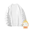 Uniformes de equipo personalizados para actividades de team-building: Sudaderas gruesas de cuello redondo, forradas de forro polar de 600 g, con estampado de logo personalizado, adecuadas para ropa de trabajo y prendas promocionales