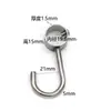 Flange de Bola de Aço Inoxidável Suporte para Tubo de Roupas Haste de Roupa Suporte de Roupa para Guarda-Roupa Flange Aberta Tubo Redondo Base da Haste de Secagem de Roupa Flange