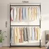 Tendedero Simple Barra para Ropa Doméstica Colgador Plegable de Pie Plegable Balcón Tendedero Doméstico Dormitorio