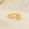 Pulseira de Cristal Natural Yuebao Jewelry Prata Esterlina S925 Banhada a Ouro Ametista Citrino Oval Facetado Anel com Padrão X