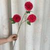 3 cabeças dente-de-leão bola cebola casamento flor artificial estrada linha de flor de chumbo baixo preço material flor salão de casamento grande área decorativo flor falsa