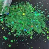Pó de Glitter Misto em Frasco de Celebridade da Internet, Pó de Glitter Holográfico Brilhante, Joias para Arte de Unhas, Glitter de Lantejoulas da Moda para Arte de Unhas