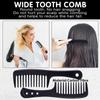 Peine para cabello engrosado para comercio electrónico transfronterizo, traje de tres piezas, peine para modelar, peine para cabello de mujer, peine de dientes anchos, peine para cabello de hombre