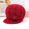 Nueva colección de invierno: Gorros tejidos forrados de polar, cálidos, diseñados para proteger los oídos y mantener el calor, para mujeres de mediana edad y mayores