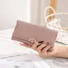 Billetera Larga para Mujer de Venta Caliente en Comercio Exterior Transfronterizo, Simple y Versátil, Multifuncional, Bolso de Mano Plegable de Moda para Mujer