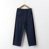 Calça Casual de Linho Estilo Chinês Primavera e Verão Nova Calça Reta Solta Decorativa com Fivela