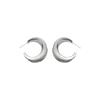 Aretes Largos Simples Joyería Ins Diseño Asimétrico Exagerado Pendientes Colgantes Accesorios de Moda Retro Plata Pendientes de Pin