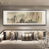Pintura decorativa de paisaje estilo nuevo chino sala de estar fondo pintura colgante hotel restaurante Salón de Té caja Zhang Daqian oficina pintura china