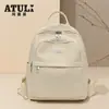 Bolsa de Viagem para Computador da Moda, Mochila Escolar para Estudantes, Mochila Feminina Simples com Múltiplos Compartimentos, Bolsa Casual de Nylon Repelente à Água